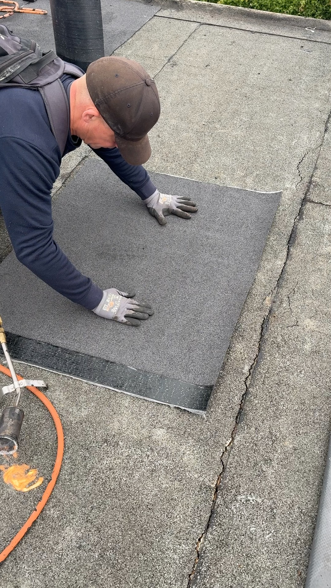 Tagdækker til tagpap i Risby